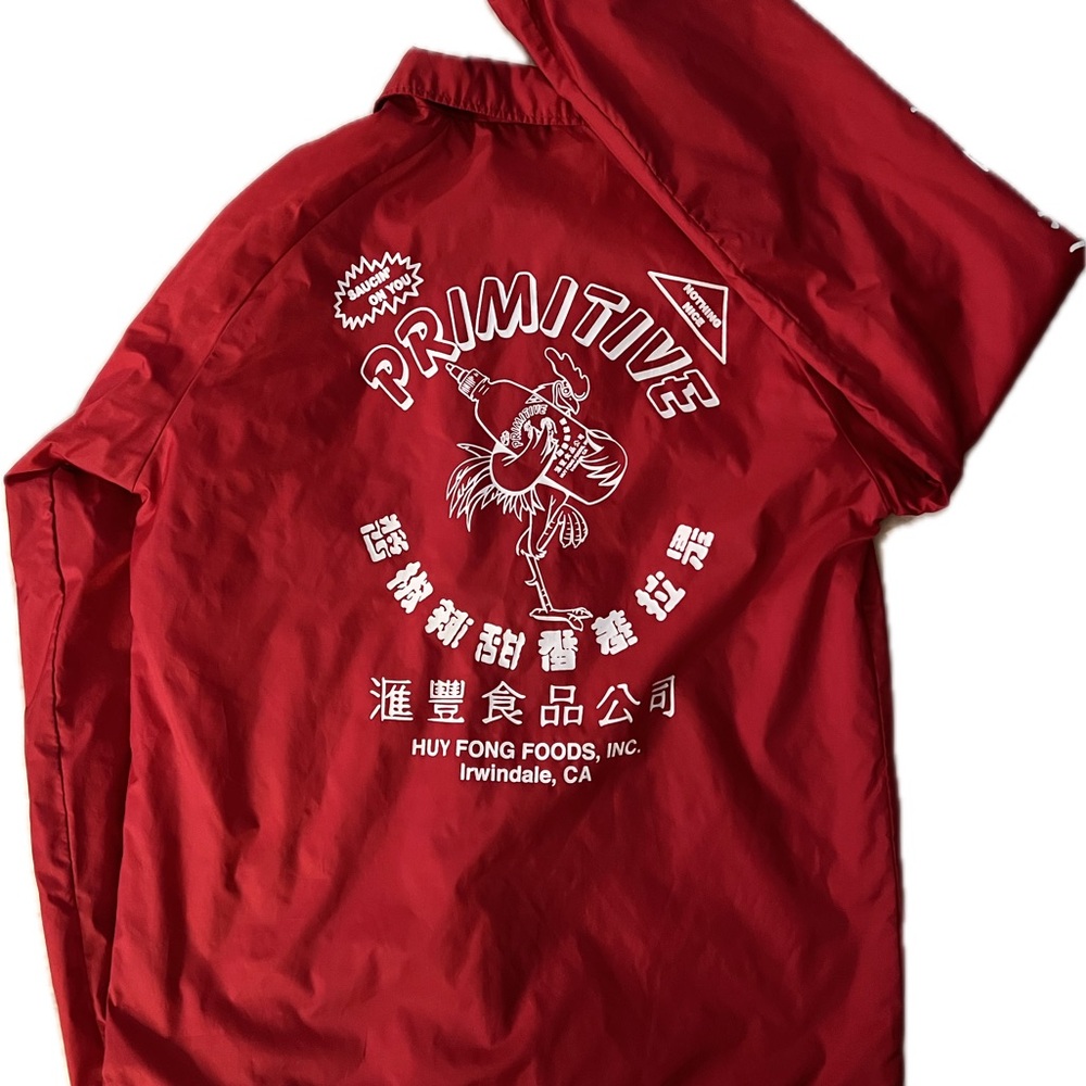 Primitive Red Rain Jacket
